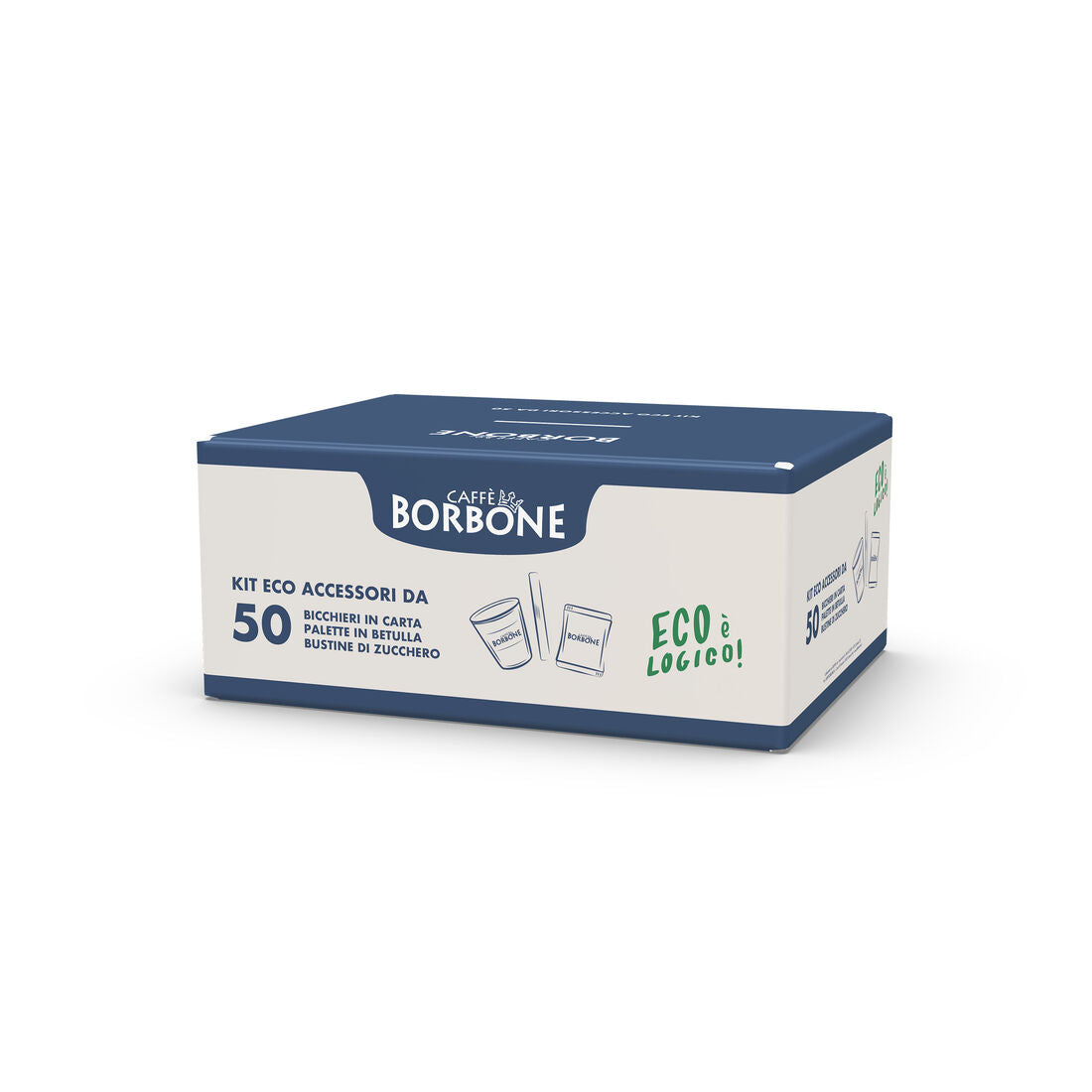 caff-borbone-kit-ecologico-da-50-pezzi-bicchieri-carta-palette-betulla-zucchero image 3