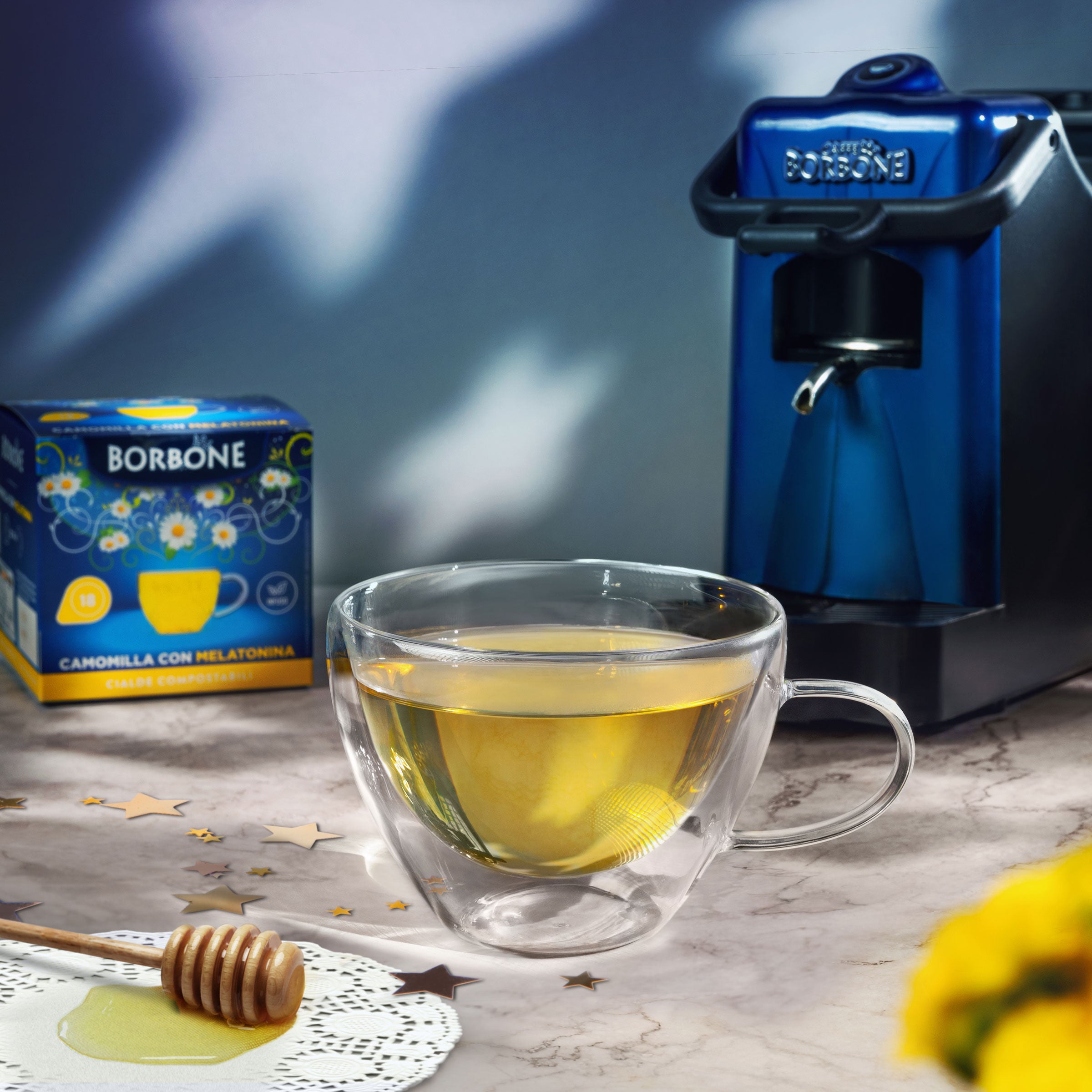 caff-borbone-camomilla-con-melatonina-cialde-aromatizzate-relax image 2