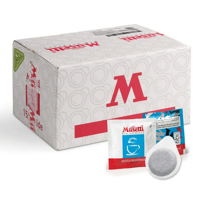 caff-musetti-decaffeinato-150-cialde-compostabili-44-mm-in-carta-filtro image 1