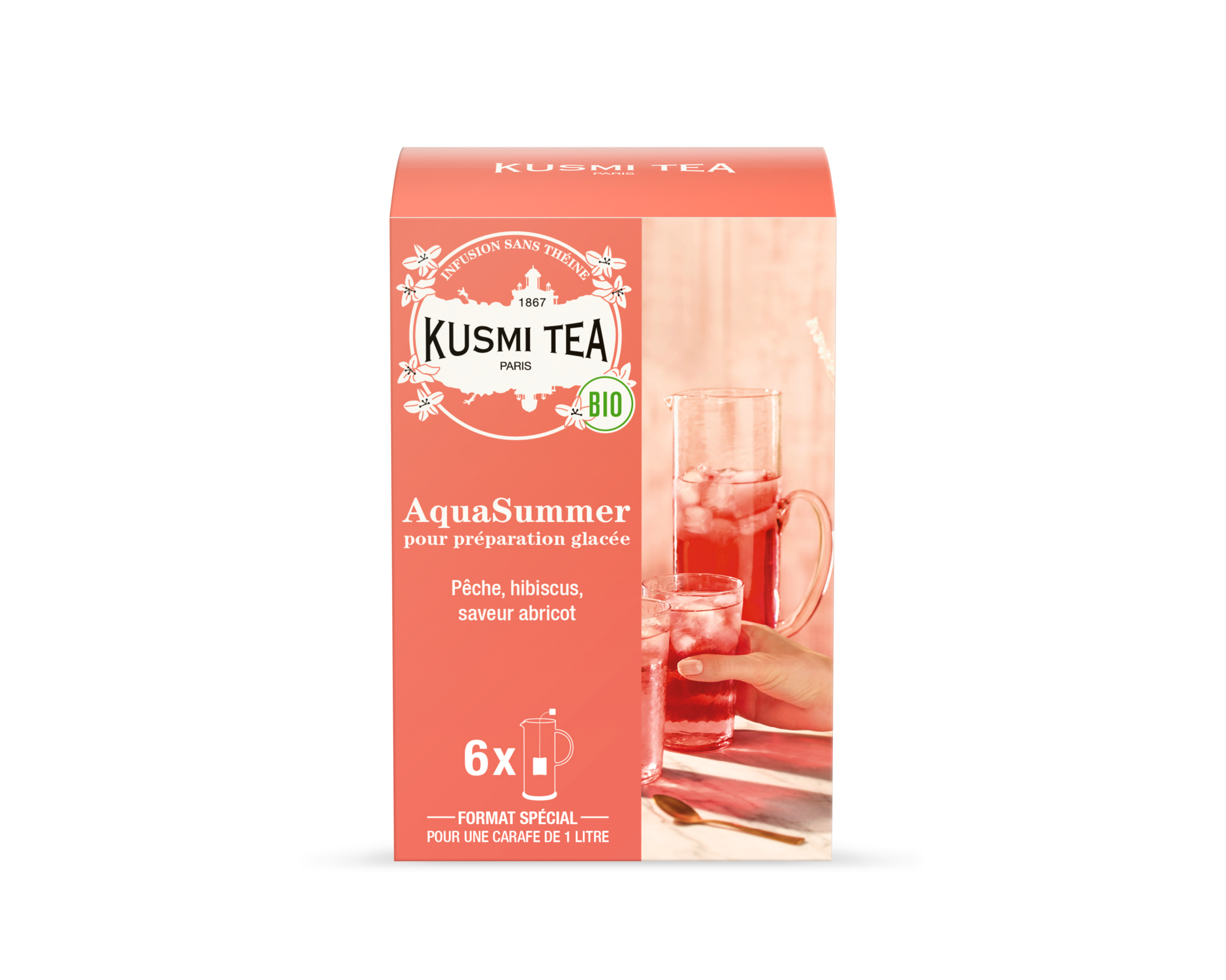 kusmi-tea-aquasummer-bio-tisana-biologica-senza-teina-pesca-e-albicocca image 6