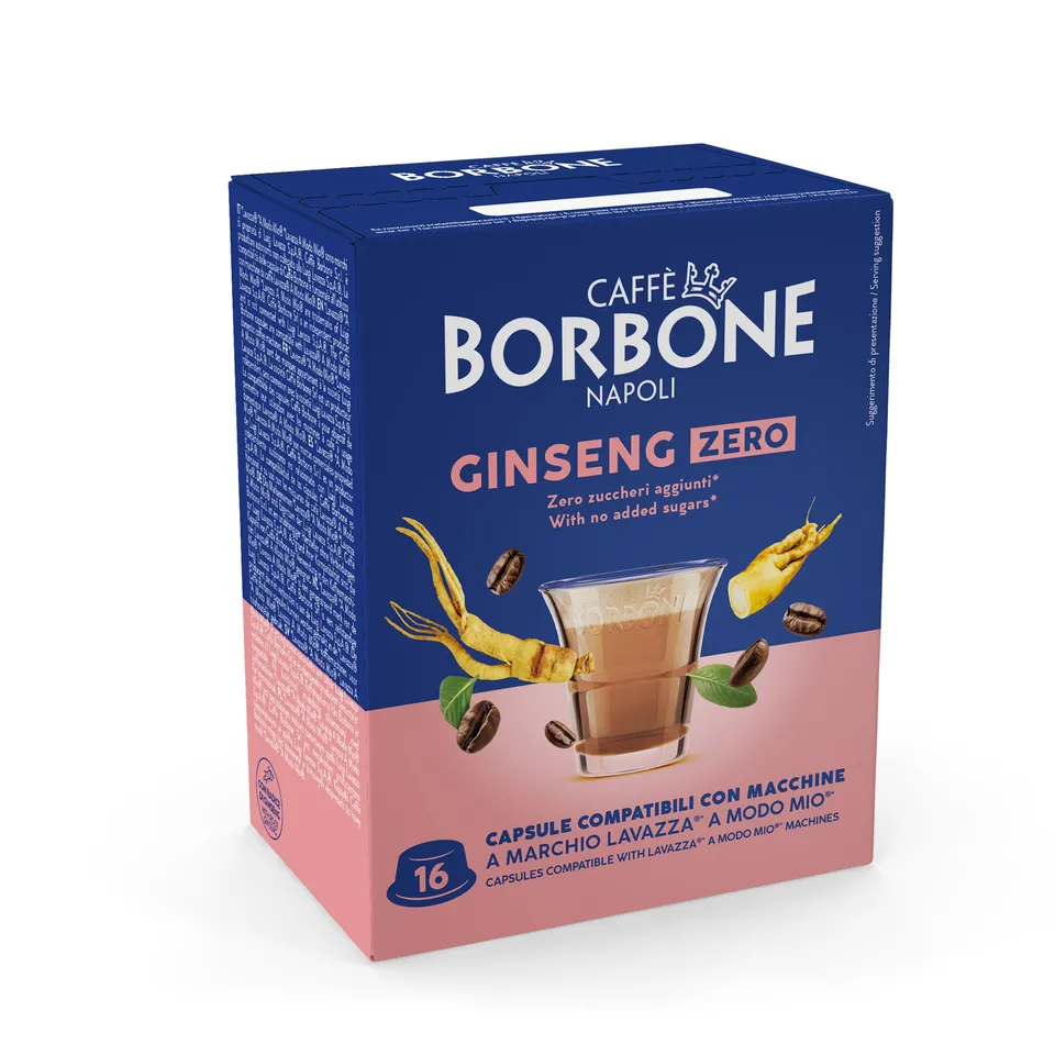 caff-borbone-ginseng-zero-capsule-compatibili-a-modo-mio-bevanda-solubile image 1