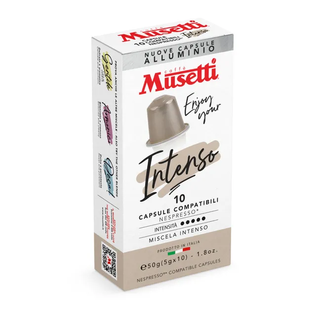 caff-musetti-intenso-10-capsule-alluminio-compatibili-nespresso-intensit-5-5 image 1