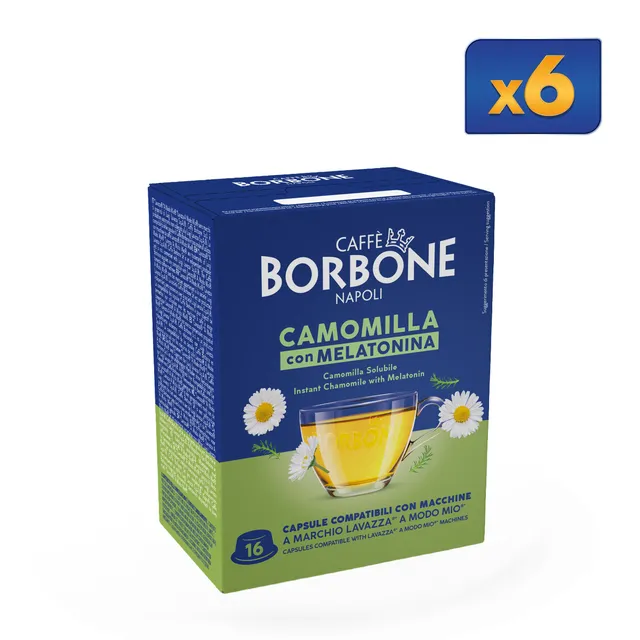 caff-borbone-camomilla-e-melatonina-capsule-compatibili-lavazza-a-modo-mio image 1