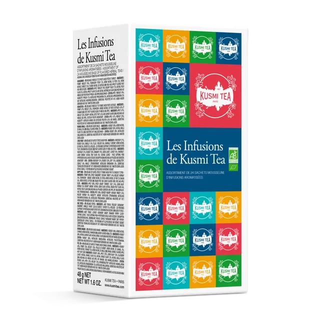 kusmi-tea-cofanetto-les-infusions-bio-8-ricette-in-bustine image 1
