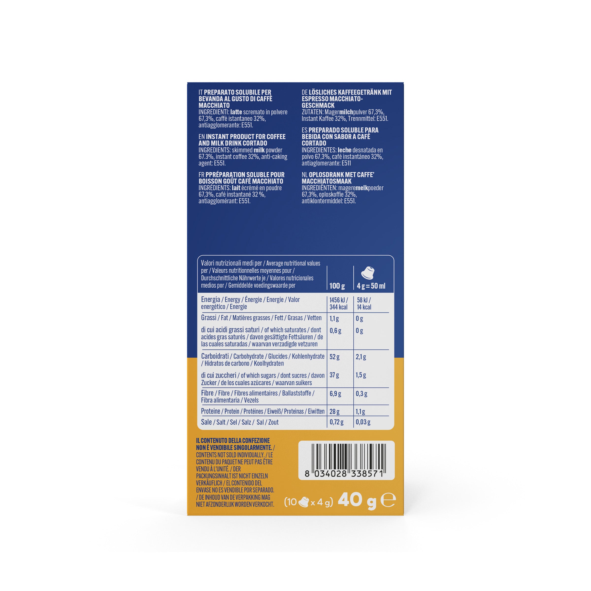 caff-borbone-capriccio-cortado-gusto-espresso-macchiato-capsule-compatibili-nesp image 2