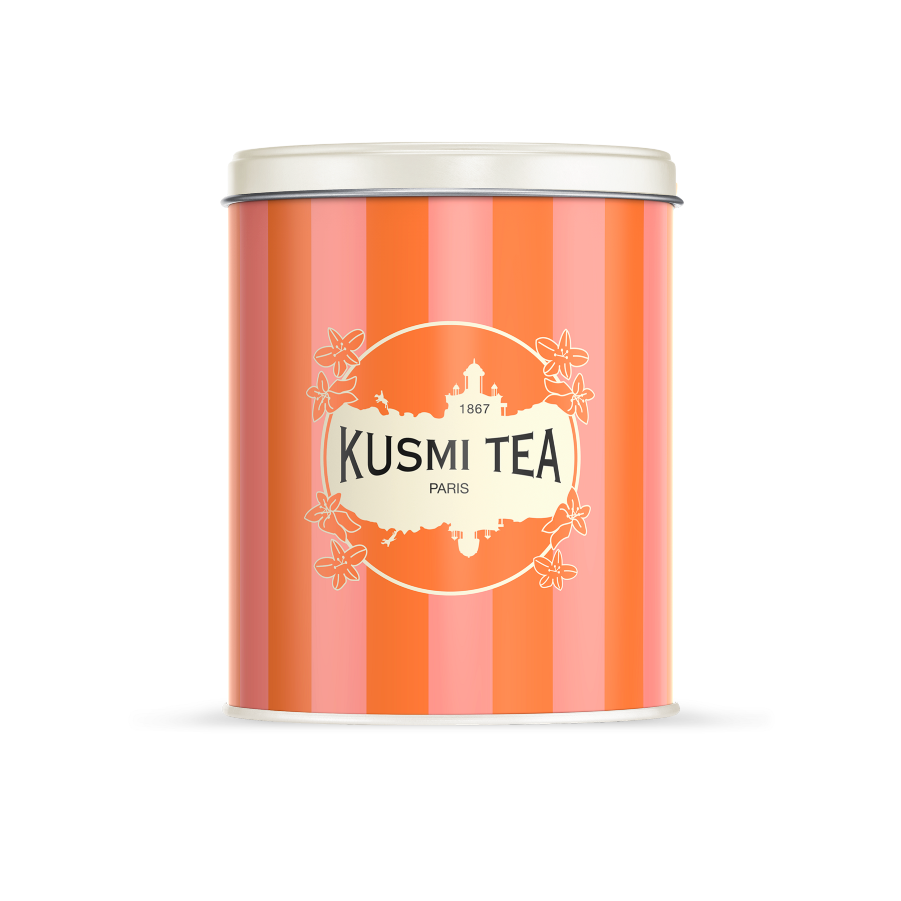 kusmi-tea-scatola-per-t-da-ricaricare-300-g-barattolo-metallo-impilabile image 1