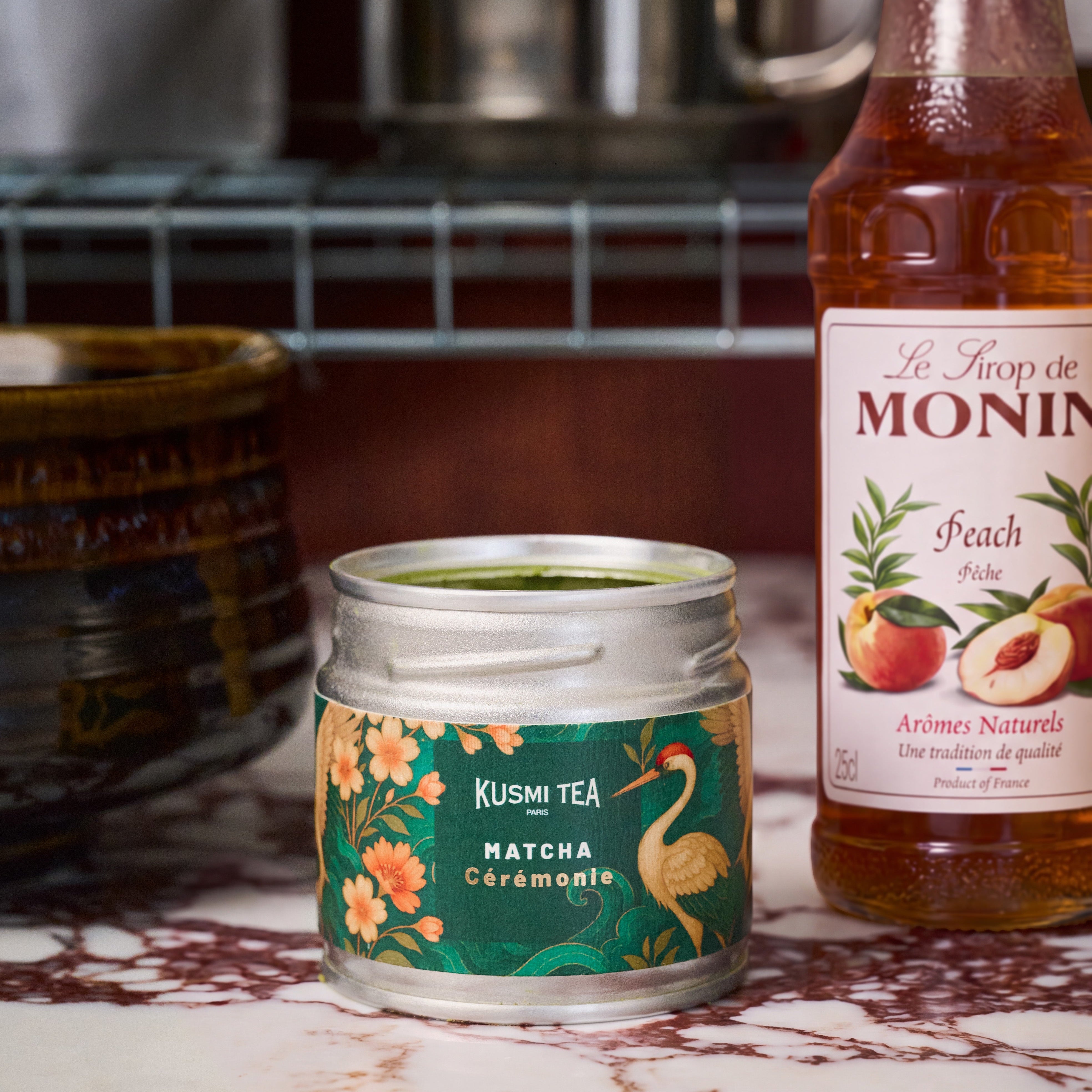 kusmi-tea-kit-matcha-e-sciroppo-monin-matcha-30g-a-scelta image 2