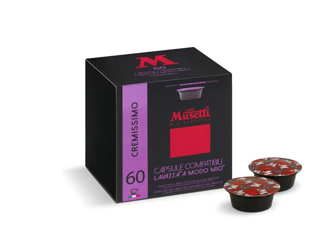 caff-musetti-cremissimo-60-capsule-compatibili-lavazza-a-modo-mio image 1