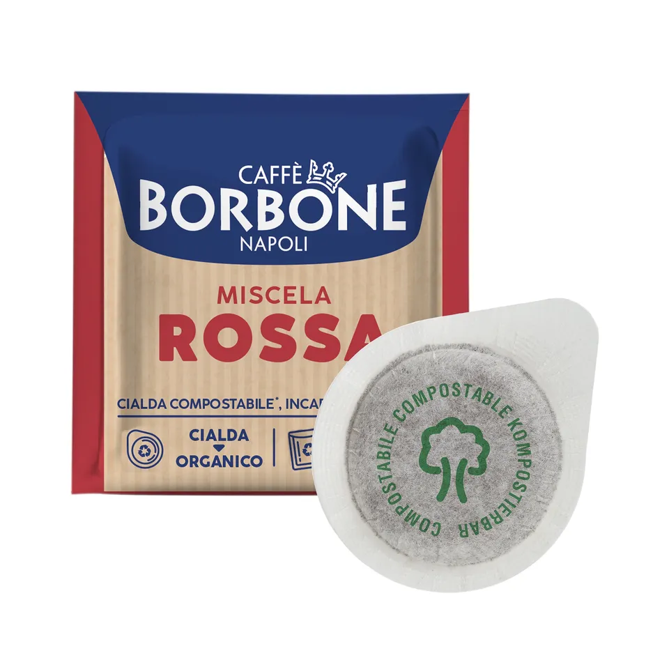 caff-borbone-miscela-rossa-cialde-ese-44-mm-compostabili image 1