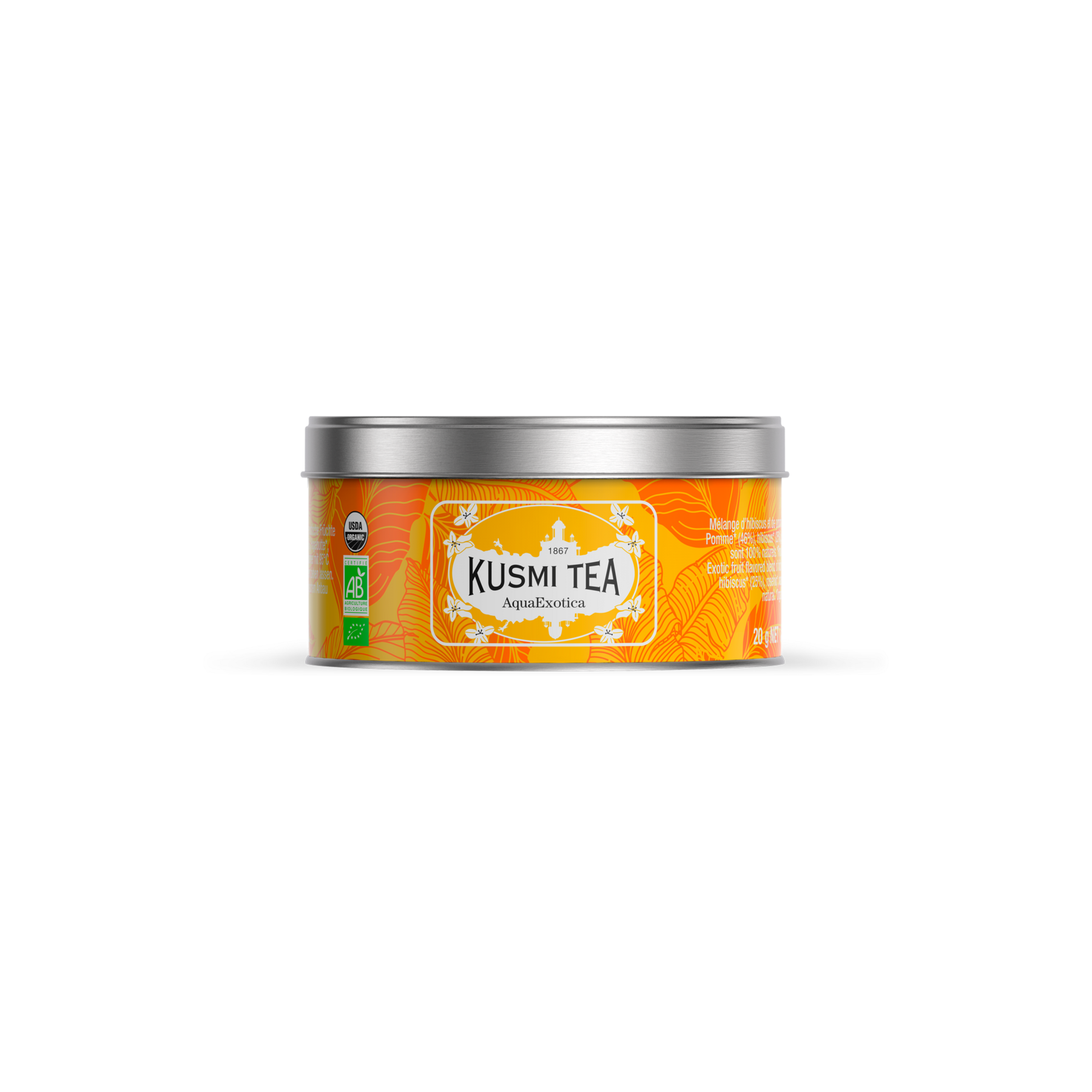 kusmi-tea-aquaexotica-bio-infuso-biologico-ibisco-mango-e-dragon-fruit image 4