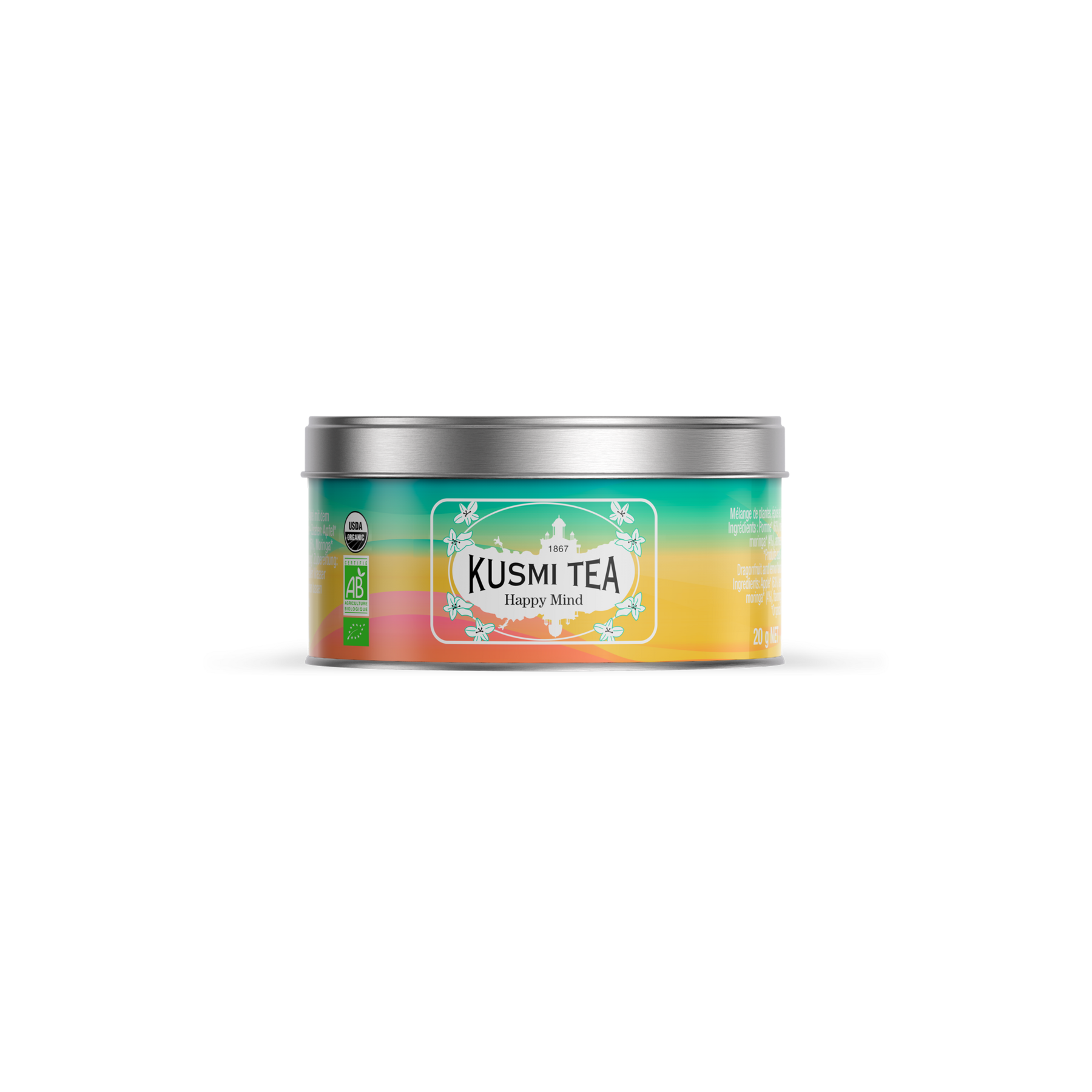 kusmi-tea-happy-mind-bio-infuso-limone-dragon-fruit-zenzero-curcuma image 3