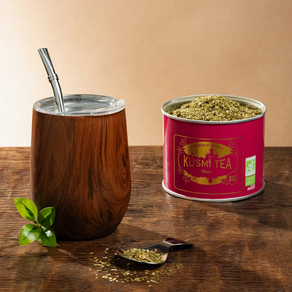 kusmi-tea-calebasse-per-mate-35cl-in-acciaio-inox image 1