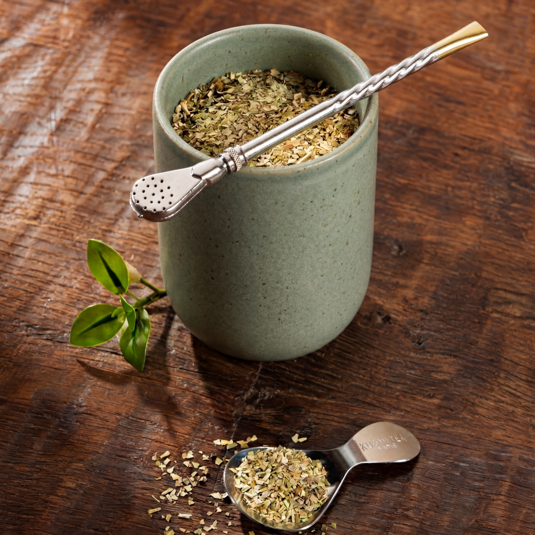 kusmi-tea-cannuccia-in-acciaio-per-mat-mate-straw image 1