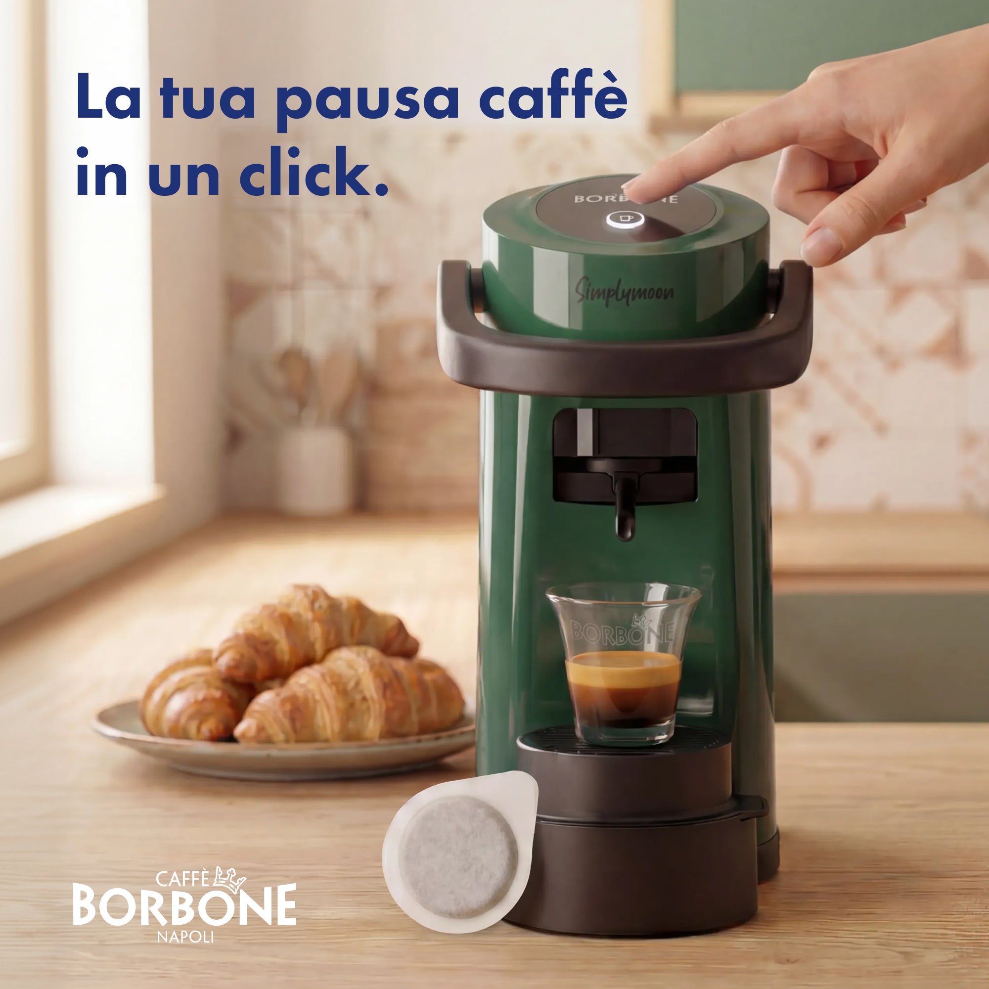 caff-borbone-simplymoon-verde-macchina-cialde-espresso-eco image 6