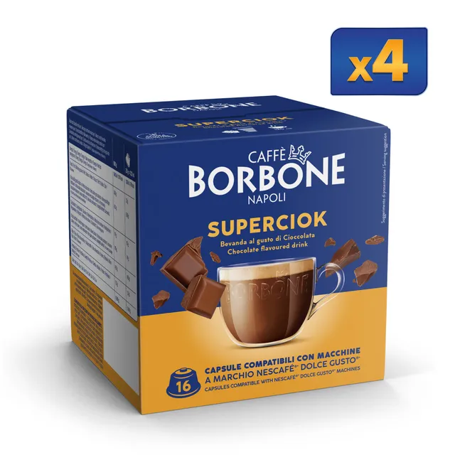caff-borbone-superciock-capsule-compatibili-dolce-gusto-al-gusto-cioccolata image 1