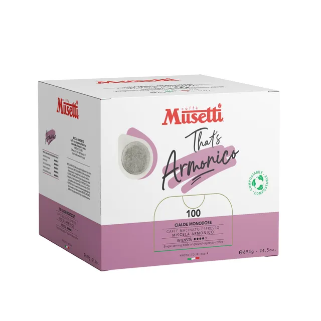 caff-musetti-miscela-armonico-100-cialde-e-s-e image 1
