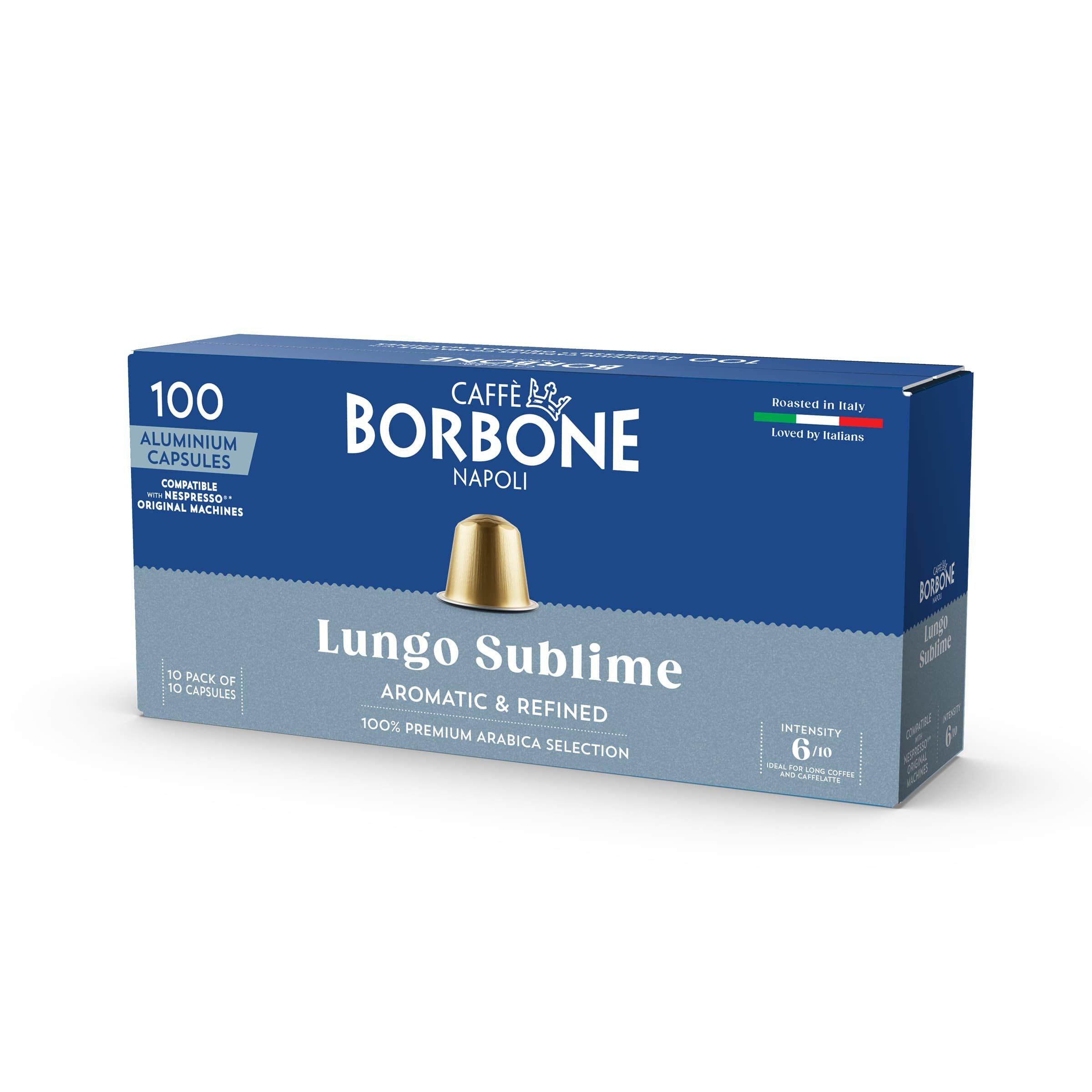 caff-borbone-respresso-lungo-sublime-100-arabica-capsule-alluminio-compatibili-n image 1