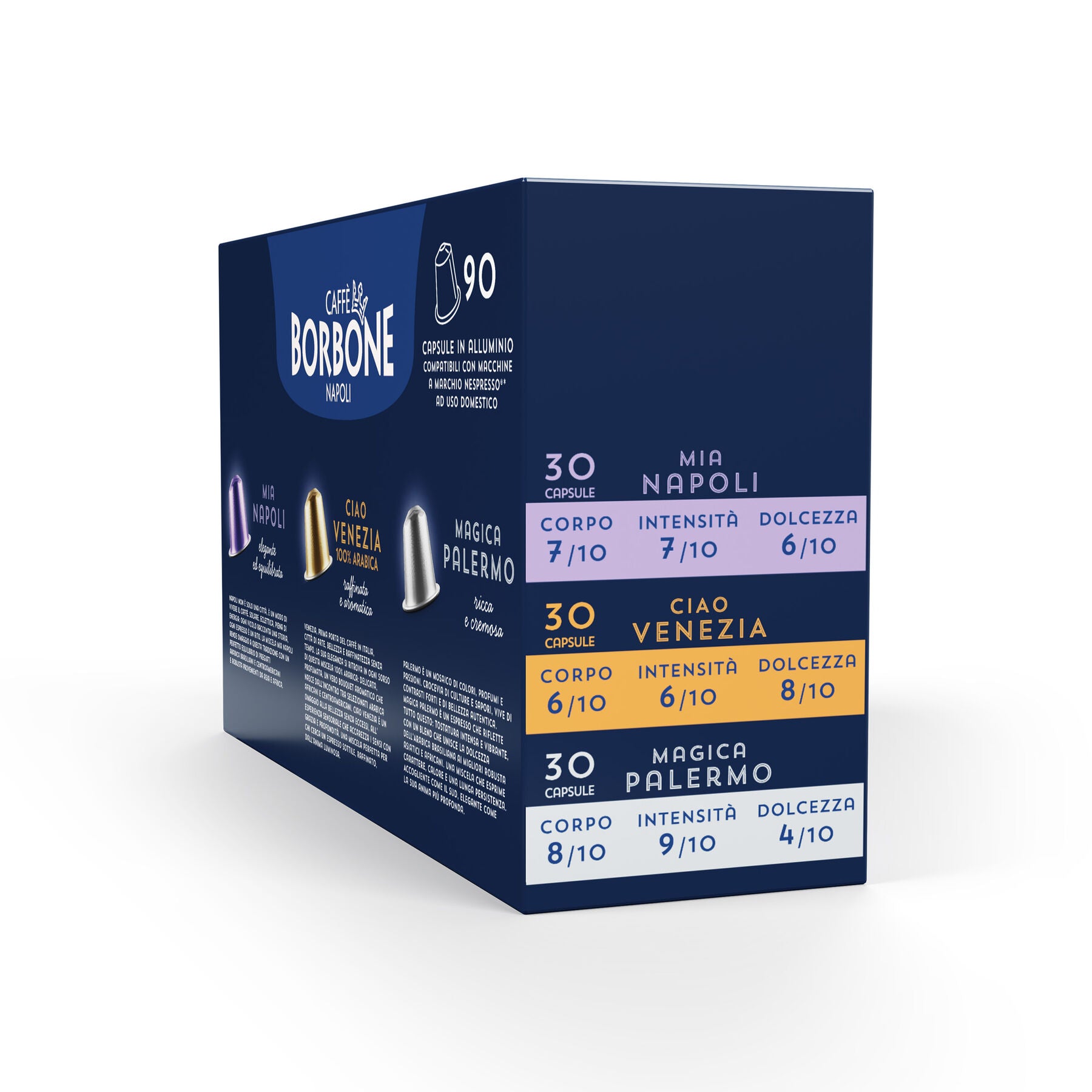 caff-borbone-mia-napoli-miscela-oro-capsule-alluminio-compatibili-nespresso image 4