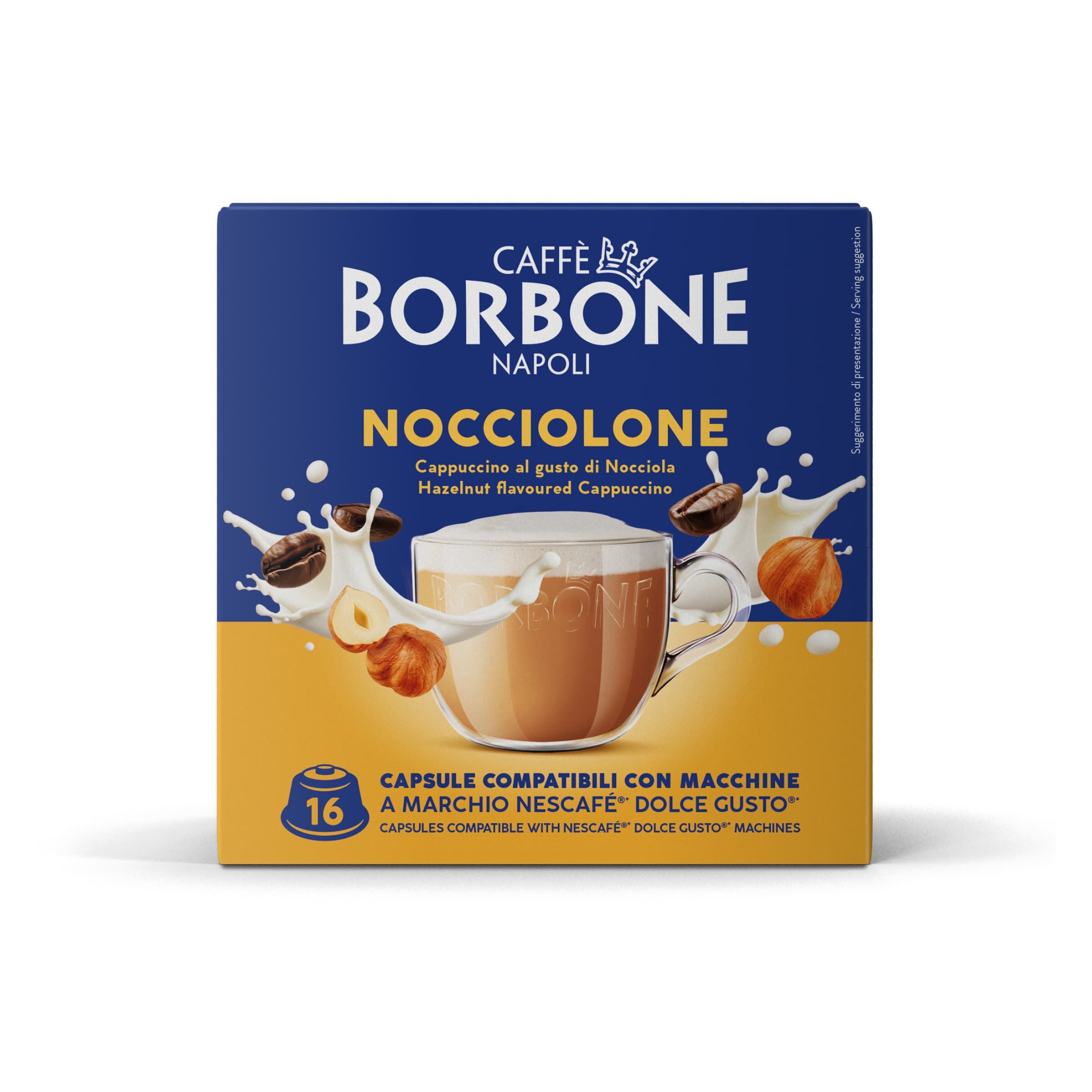 caff-borbone-nocciolone-cappuccino-alla-nocciola-capsule-compatibili-dolce-gusto image 2