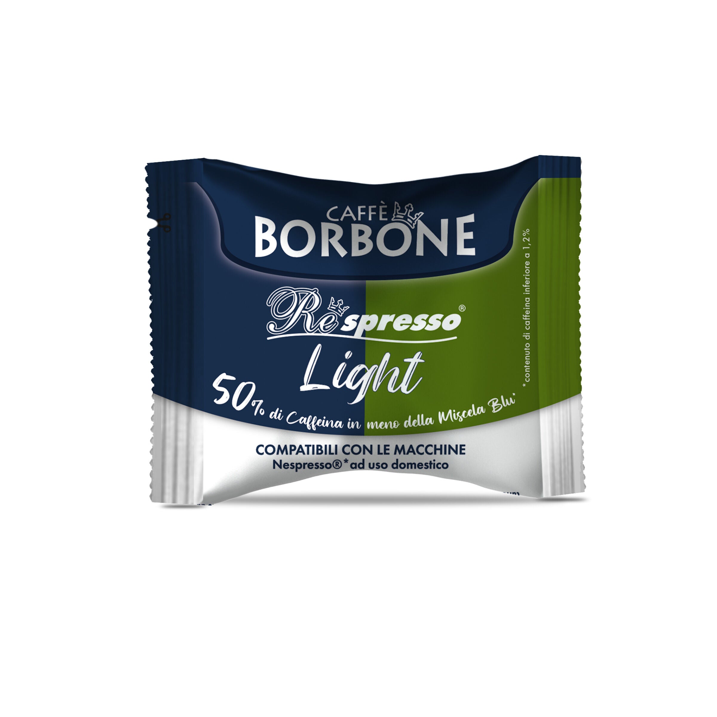 caff-borbone-miscela-light-50-blu-50-dek-capsule-compatibili-nespresso image 2