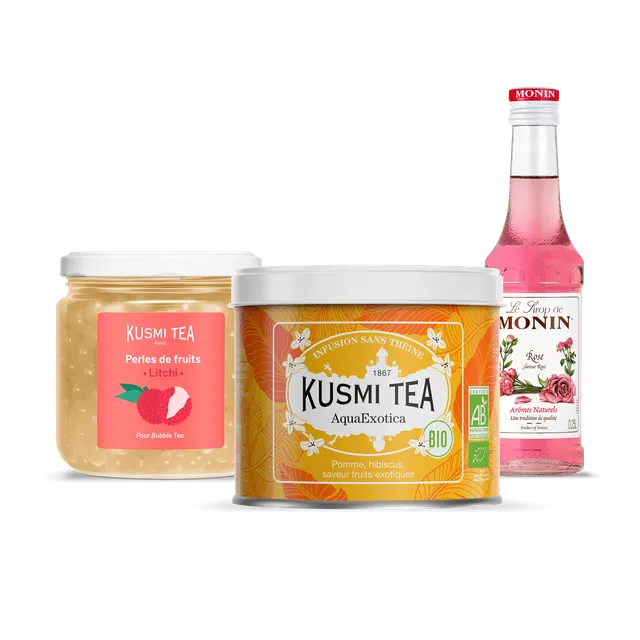 kusmi-tea-kit-preparazione-bubble-tea-fruity-exotique image 1