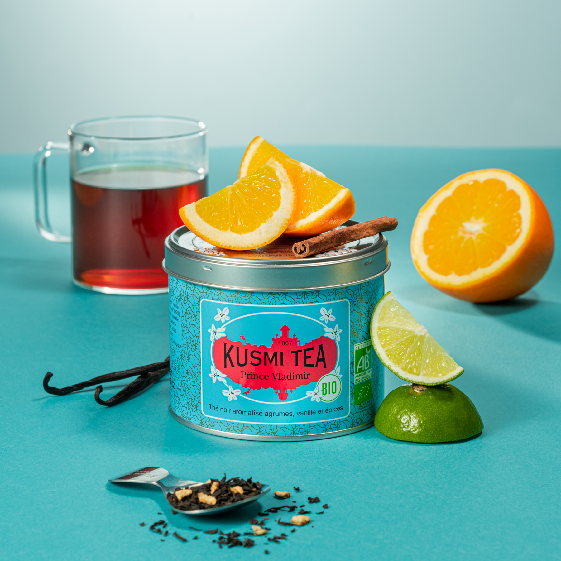 kusmi-tea-prince-vladimir-bio-t-nero-earl-grey-bergamotto-e-agrumi image 1