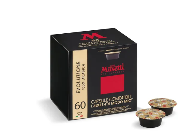 caff-musetti-miscela-evoluzione-100-arabica-60-capsule image 1