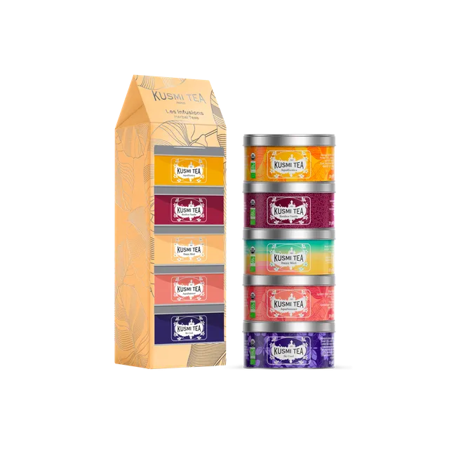 kusmi-tea-cofanetto-infusi-bio-5-tisane-in-miniatura-sfuse image 1