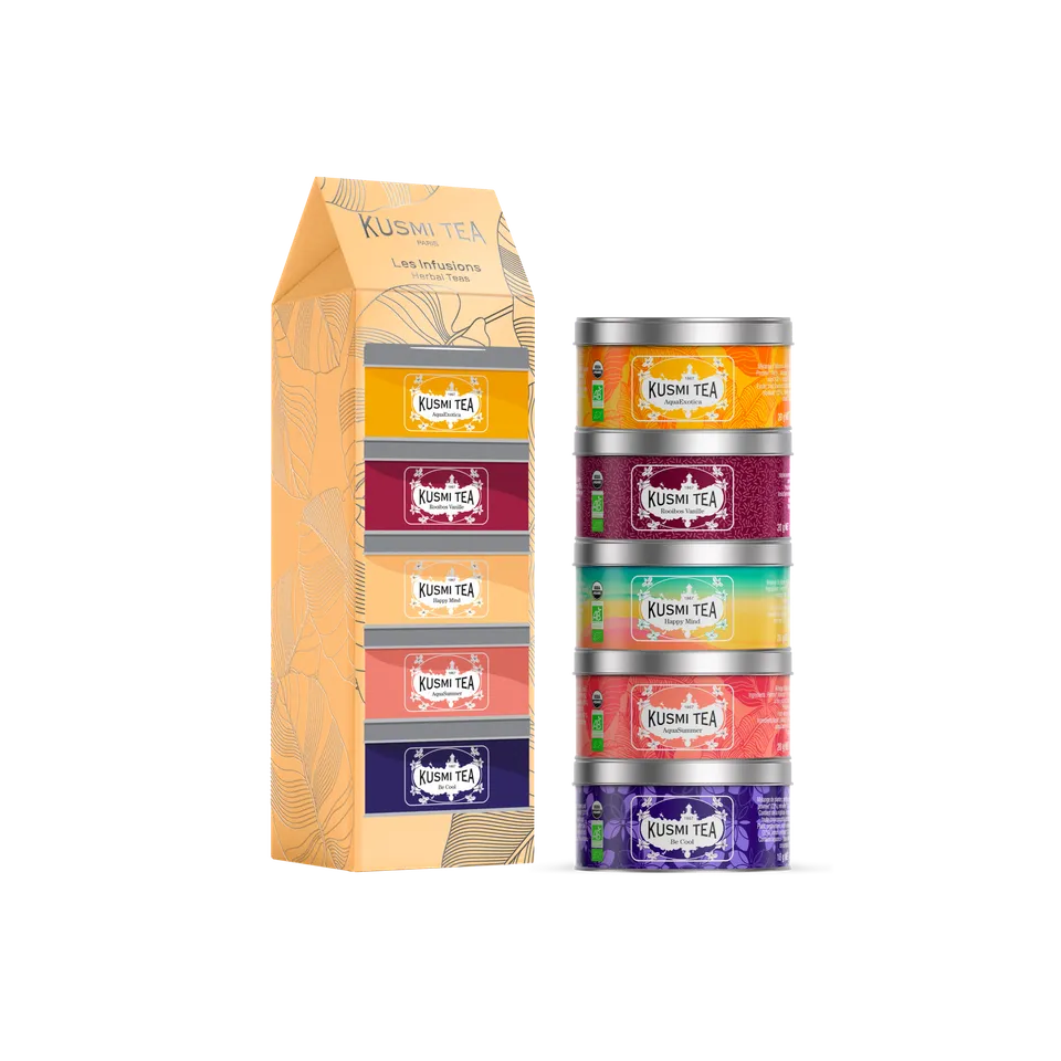 kusmi-tea-cofanetto-infusi-bio-5-tisane-in-miniatura-sfuse image 1