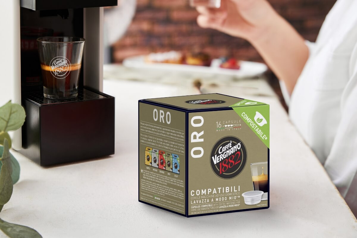 caff-vergnano-oro-arabica-16-capsule-compostabili-compatibili-lavazza-a-modo-mio image 4