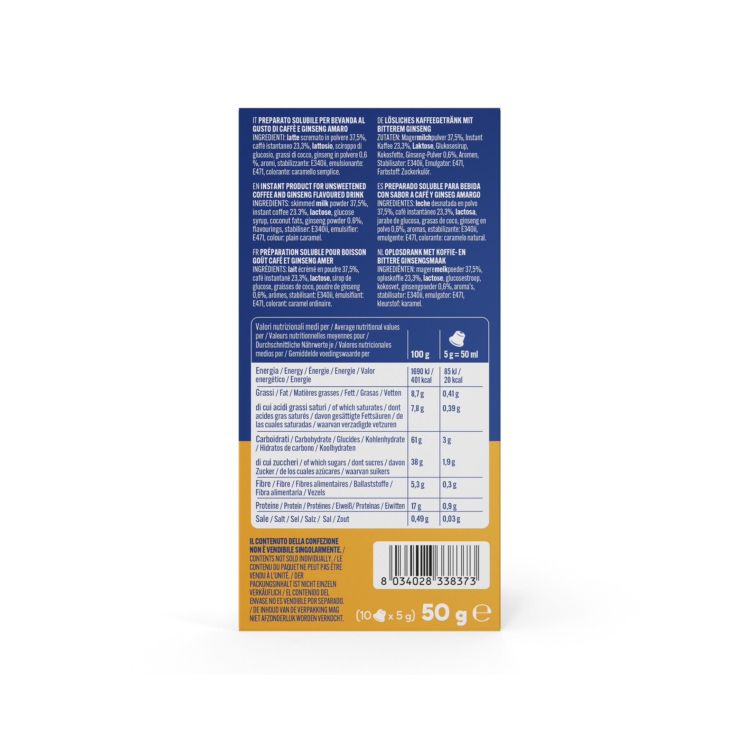 caff-borbone-ginseng-amaro-capsule-compatibili-nespresso-linea-capriccio image 2