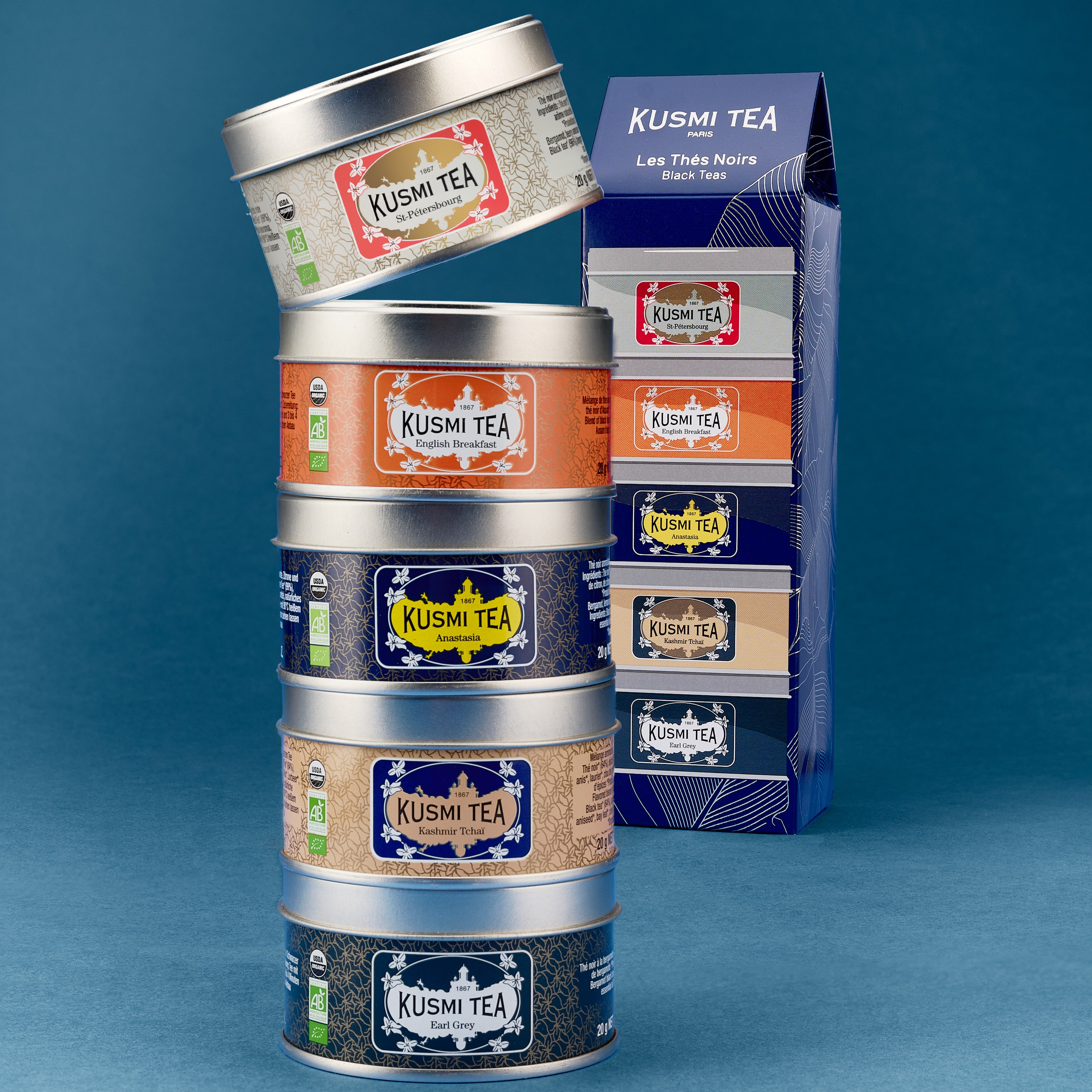 kusmi-tea-cofanetto-t-neri-bio-5-miniature-sfuse-premium image 2