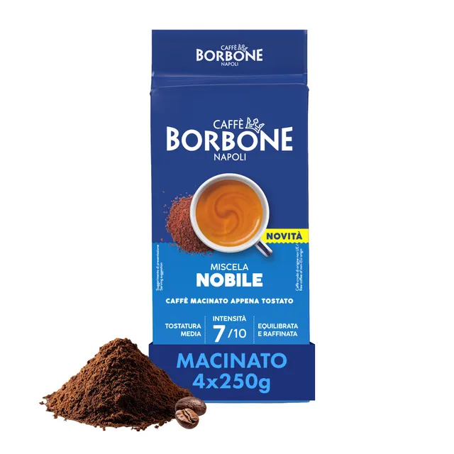 caff-borbone-miscela-nobile-caff-macinato-4-x-250-g image 1