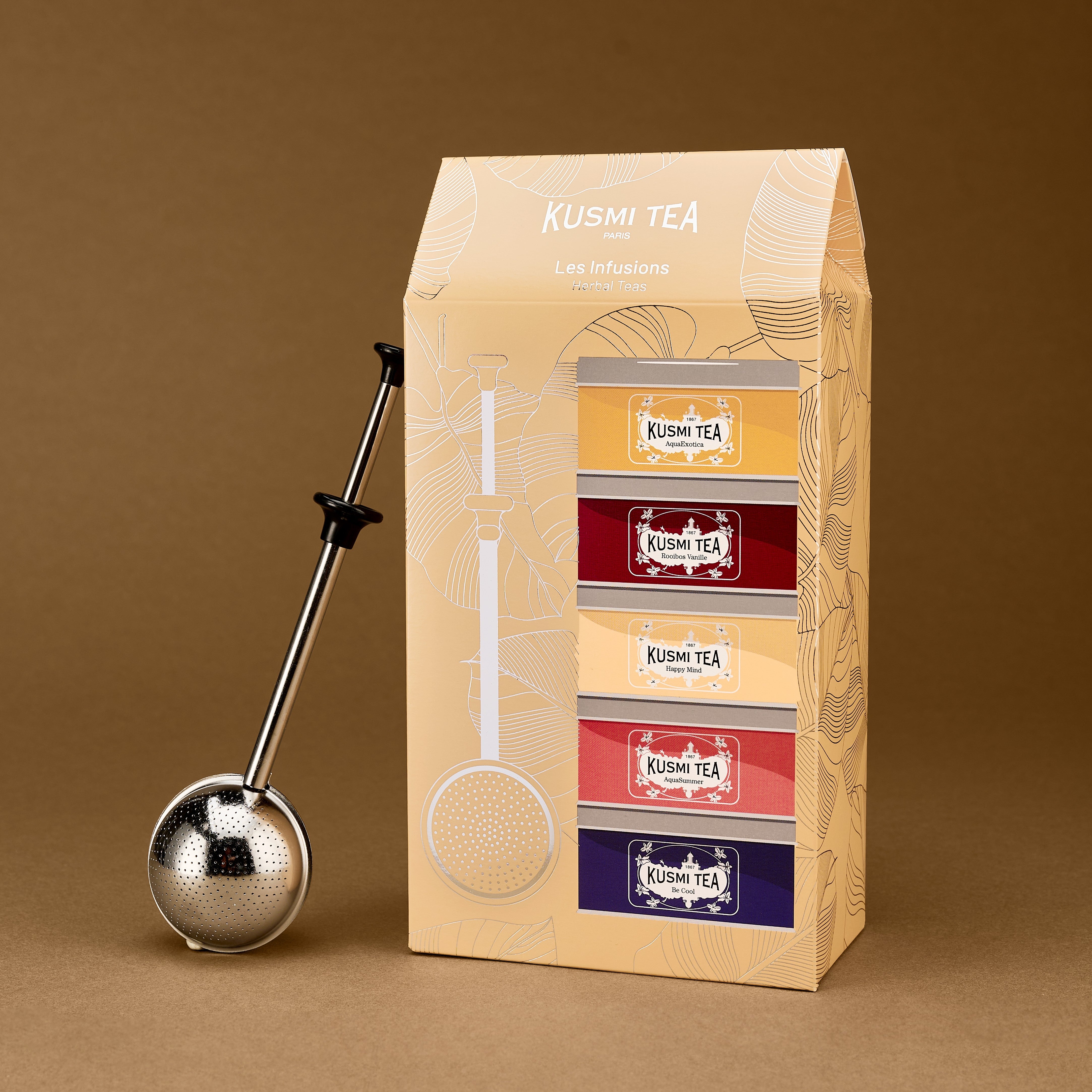 kusmi-tea-cofanetto-infusi-bio-con-infusore-5-miniature-filtro image 3