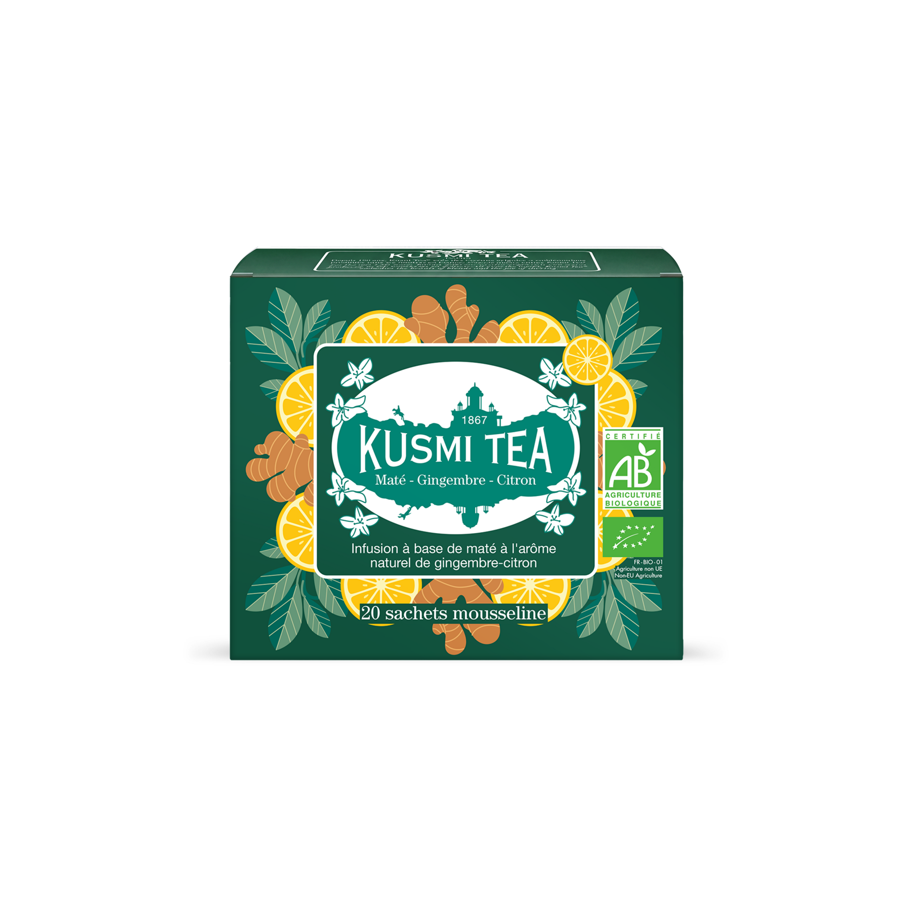 kusmi-tea-mate-zenzero-limone-infusione-mate-detox image 5