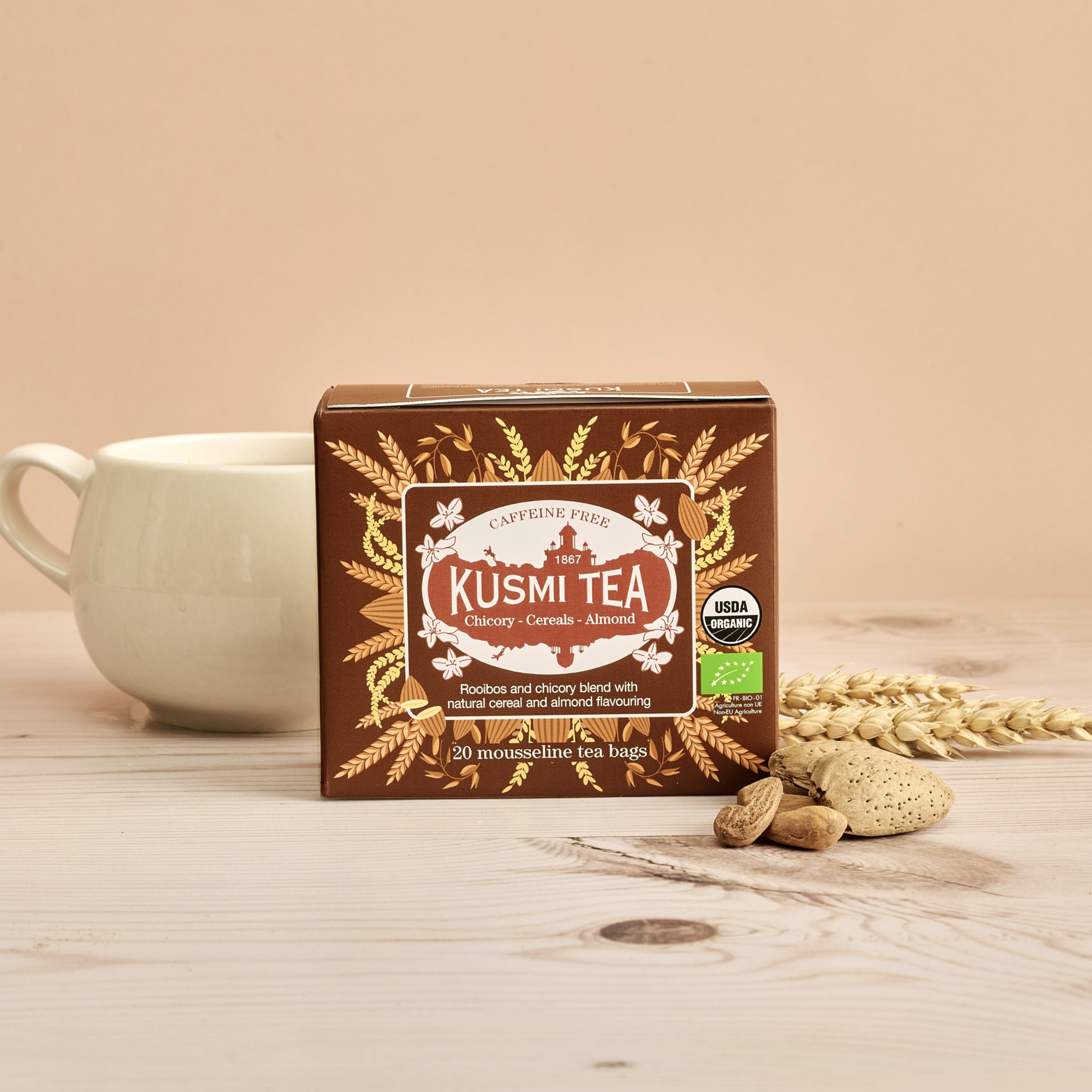 kusmi-tea-cicoria-cereali-mandorla-infuso-rooibos image 1