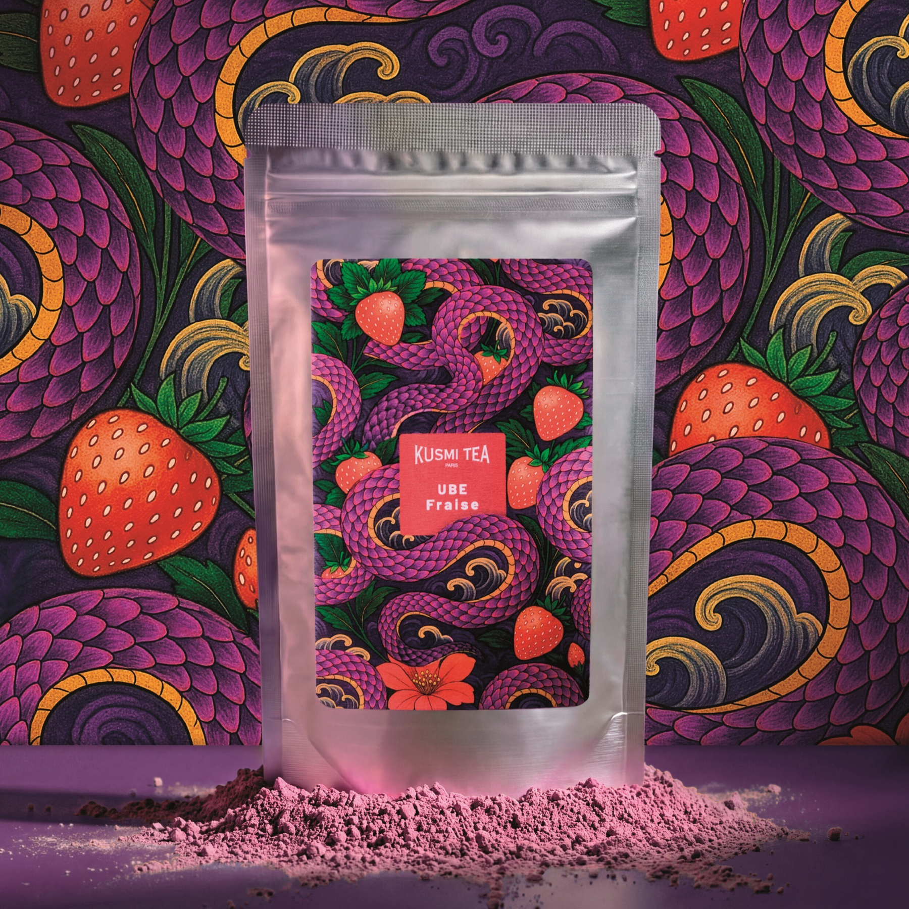 kusmi-tea-ube-fragola-bevanda-senza-teina-ube-e-fragola image 2