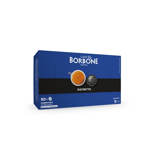 caff-borbone-capsule-compatibili-nespresso-professional-ristretto-intensit-9-10 image 1