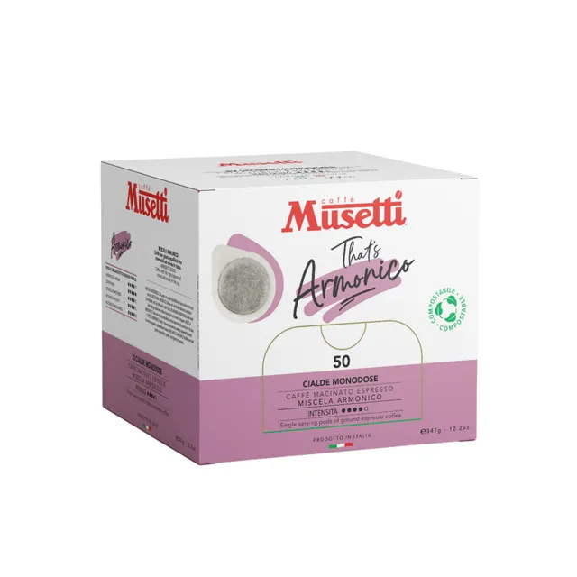 caff-musetti-armonico-50-cialde-intensit-4-5-cacao-e-nocciola image 1