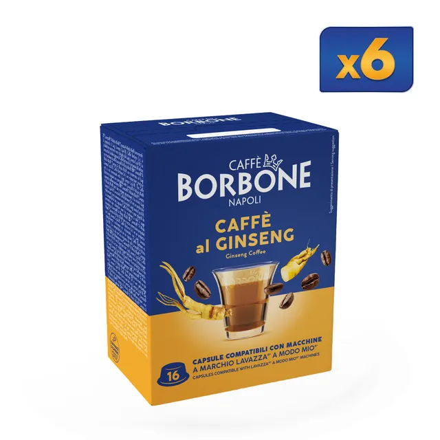 caff-borbone-ginseng-capsule-compatibili-lavazza-a-modo-mio image 1