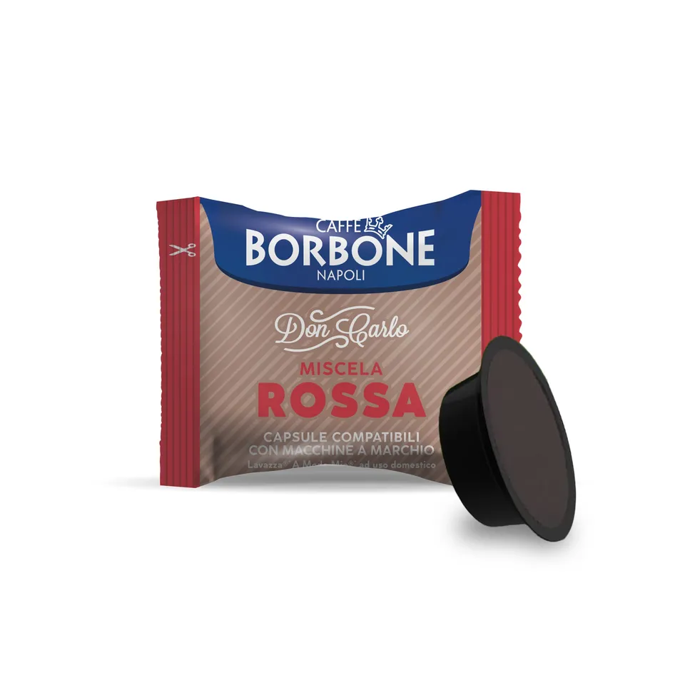caff-borbone-don-carlo-miscela-rossa-capsule-compatibili-lavazza-a-modo-mio image 1