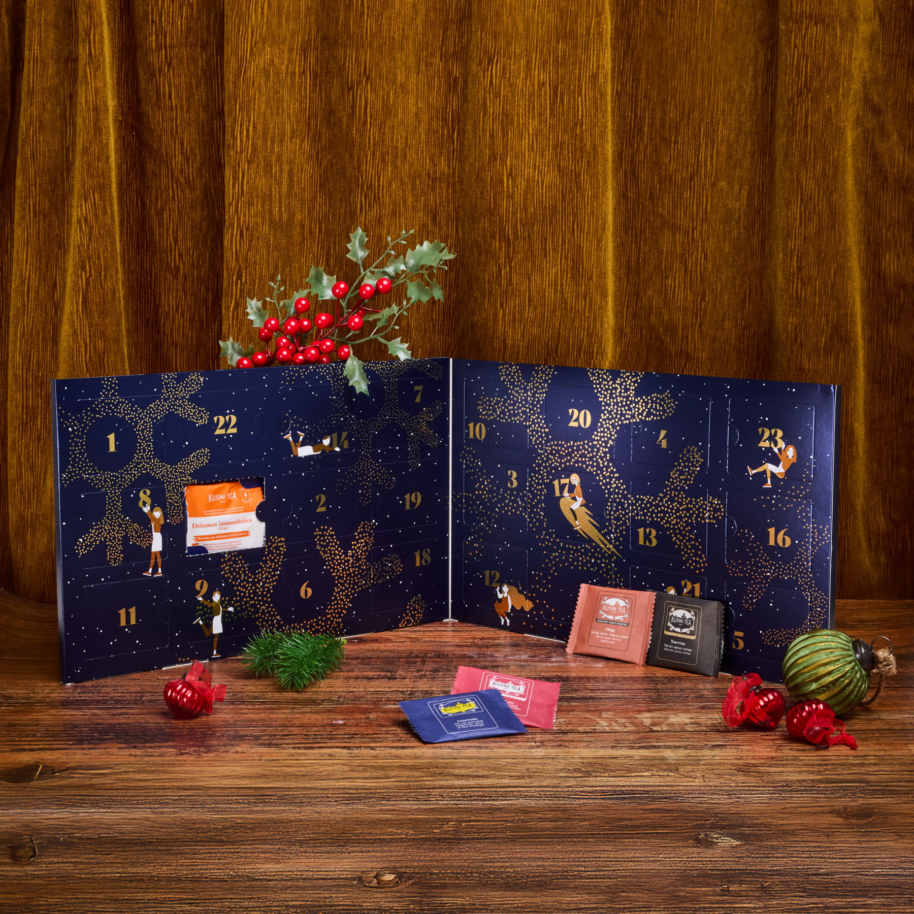 kusmi-tea-calendario-scoperta-24-bustine-cofanetto-t-neri-verdi-bianchi-e-tisane image 3