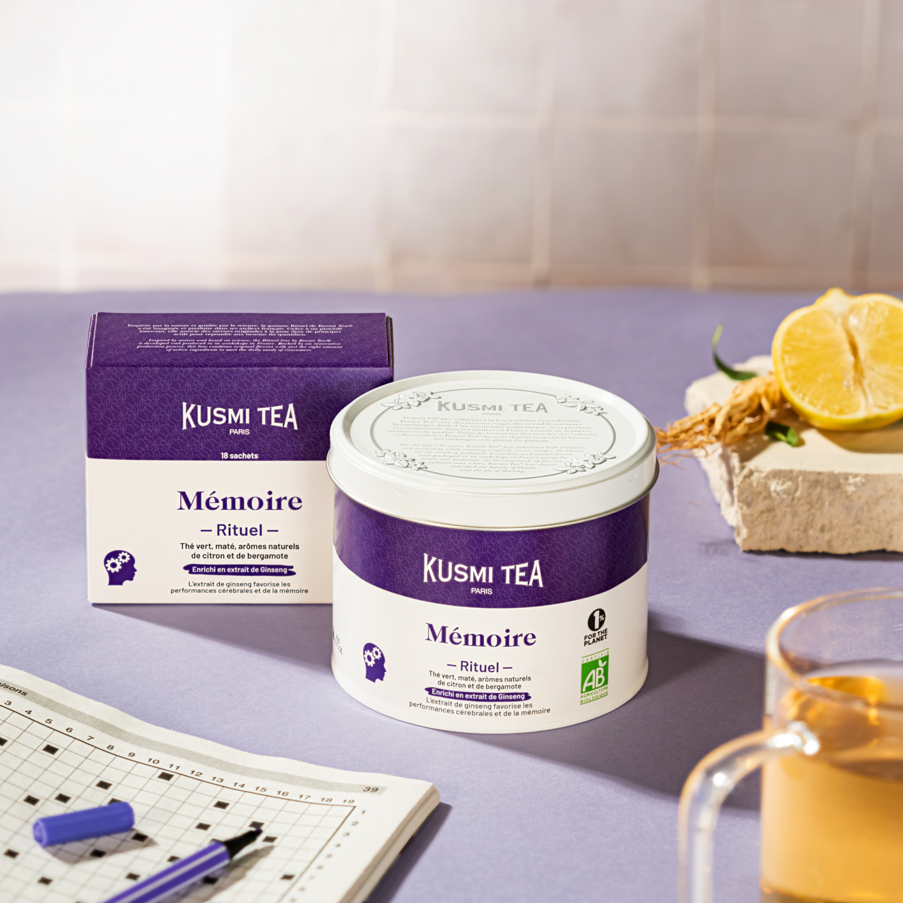 kusmi-tea-rituale-memoria-t-con-estratto-di-ginseng-per-concentrazione image 3