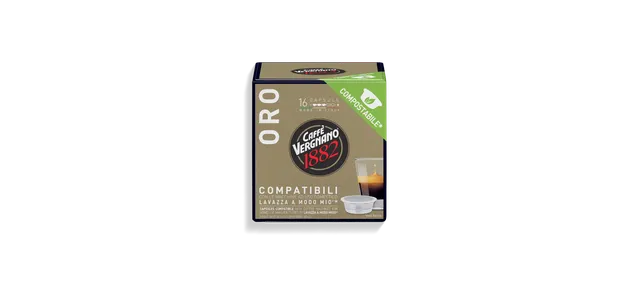 caff-vergnano-oro-arabica-16-capsule-compostabili-compatibili-lavazza-a-modo-mio image 1