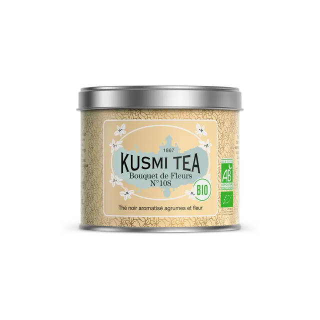 kusmi-tea-bouquet-di-fiori-n-108-bio-t-nero-earl-grey-agrumi-e-ylang image 1