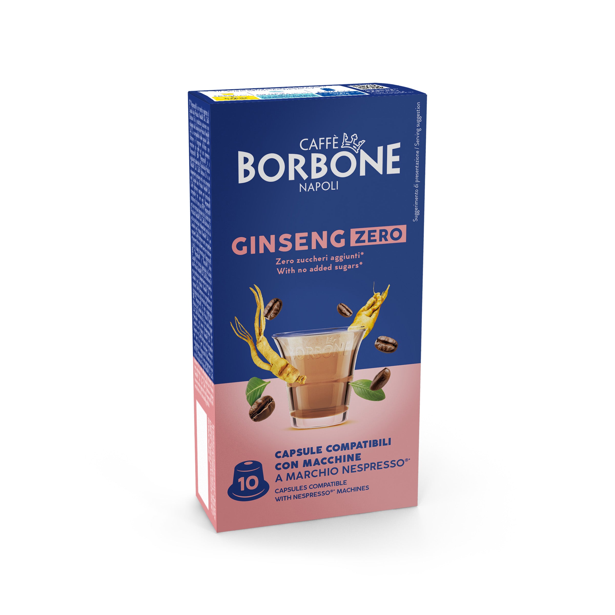 caff-borbone-ginseng-zero-capsule-compatibili-nespresso-senza-zuccheri image 1