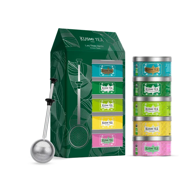 kusmi-tea-cofanetto-t-verdi-bio-con-infusore-5-miniature image 1