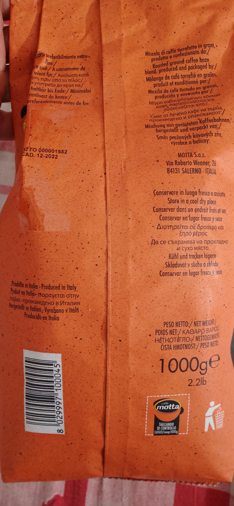 Ottimo per moka ed espresso
