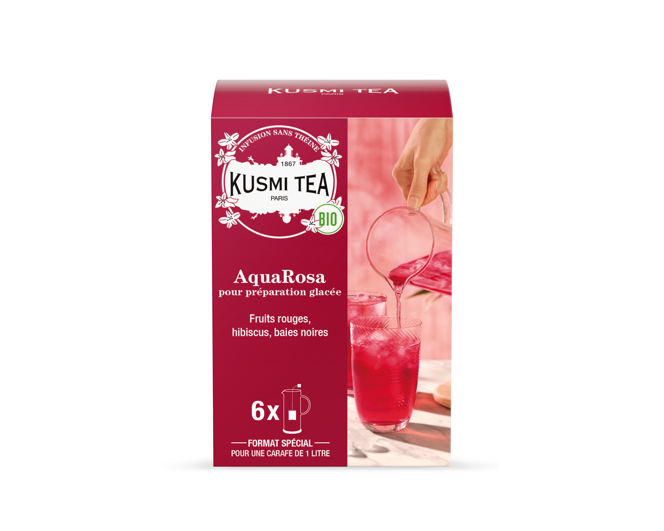 kusmi-tea-aquarosa-infuso-di-frutta-bio-ibisco-e-frutti-rossi-senza-teina image 7