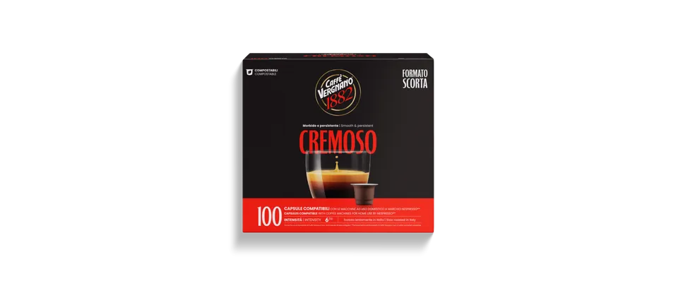 caff-vergnano-cremoso-capsule-compostabili-compatibili-nespresso-e-tr image 1